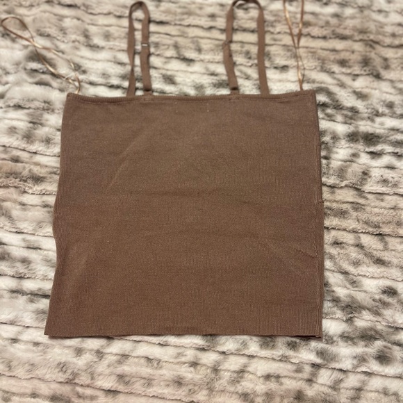 Brown Twist-Front Camisole Top - Picture 2 of 2